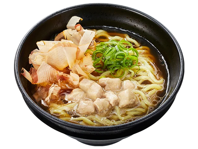 まぐろ出汁の醤油ラーメン～モチモチ太麺～
