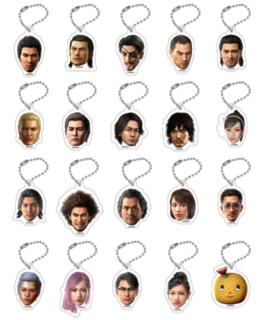 龍が如く20周年アクリルチャームコレクション全20種