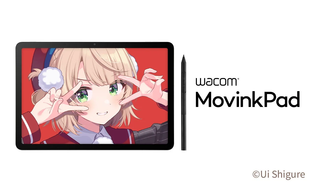 ワコム製液晶ペンタブレットWacom MovinkPad 11。