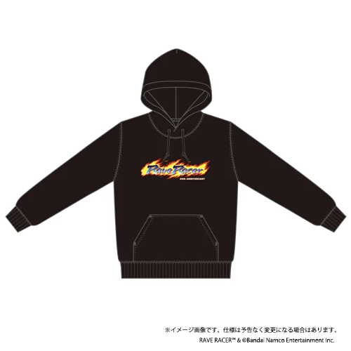 「レイブレーサー」30周年記念デザインのパーカー
