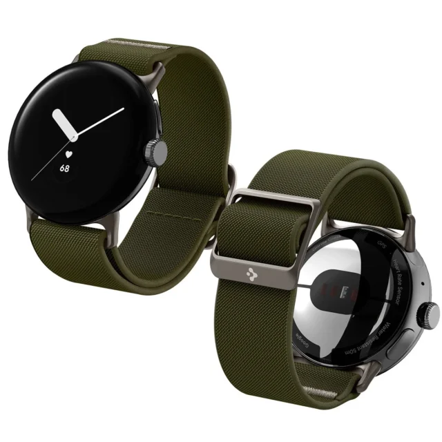 Pixel Watch 4用Spigenライト・フィットバンド カーキ