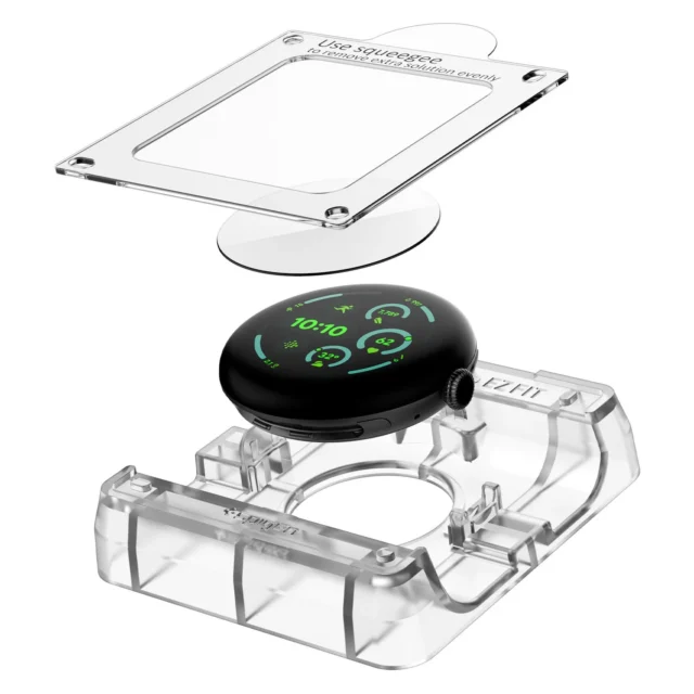 Pixel Watch 4用Spigen保護フィルムと貼り付けキット