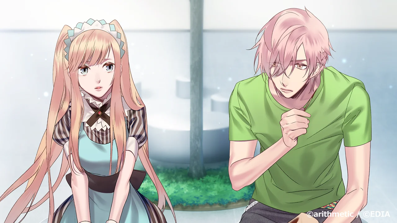 『Blackish House sideA→ -Retour-』ゲーム内のヒロインと男性キャラクター
