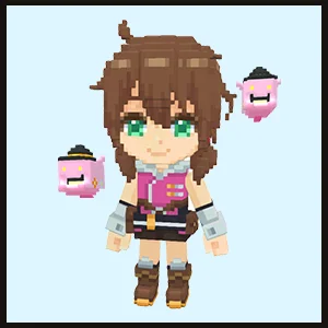 ハロウィンウィッチゴーストエフェクトと女性キャラクター