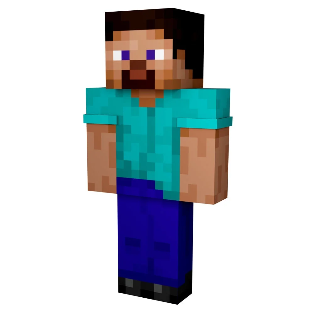 レーサーとして参戦するマインクラフトのスティーブ