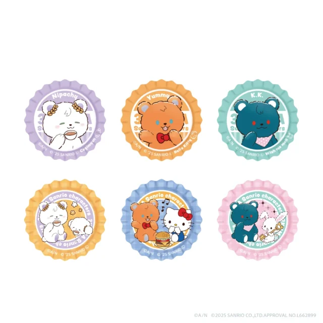 3KUMAランダム王冠マグネット6種