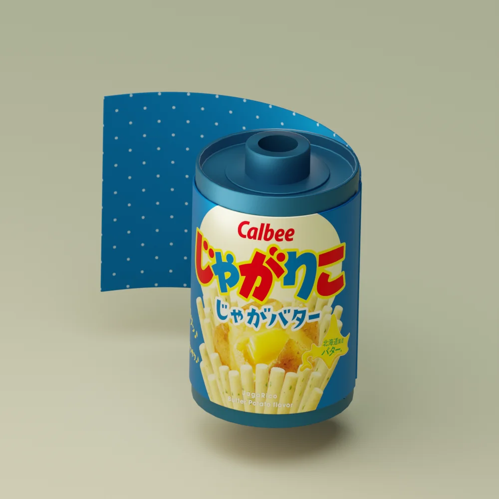 じゃがりこミントスクロールのアンコモンデザイン