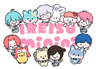 いれいすmininiのキャラクターとロゴ