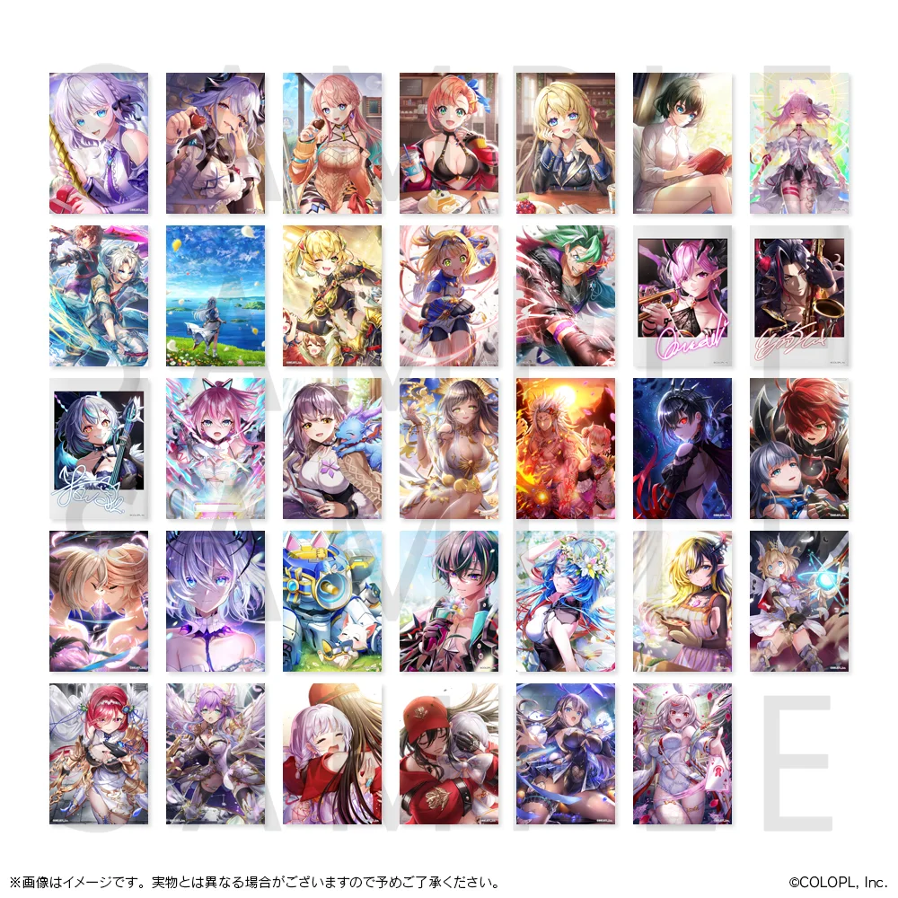 トレーディングブロマイド vol.11のキャラクターデザイン