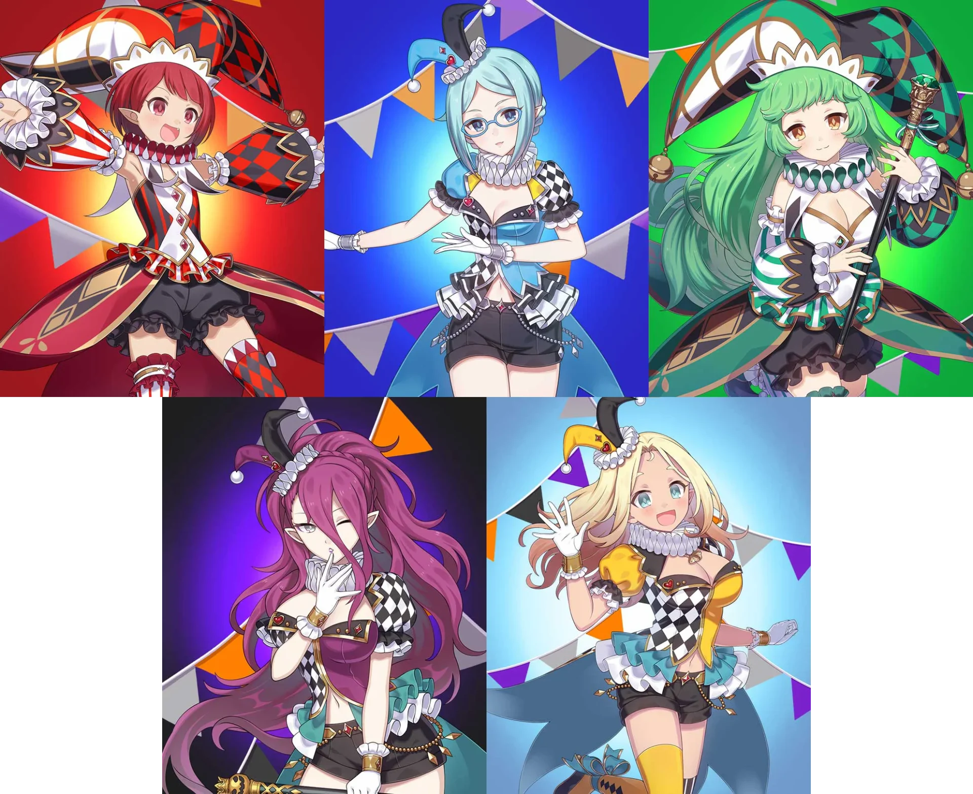 イベントアイテムで獲得できるサーカス衣装の【道化】シリーズ5悪魔