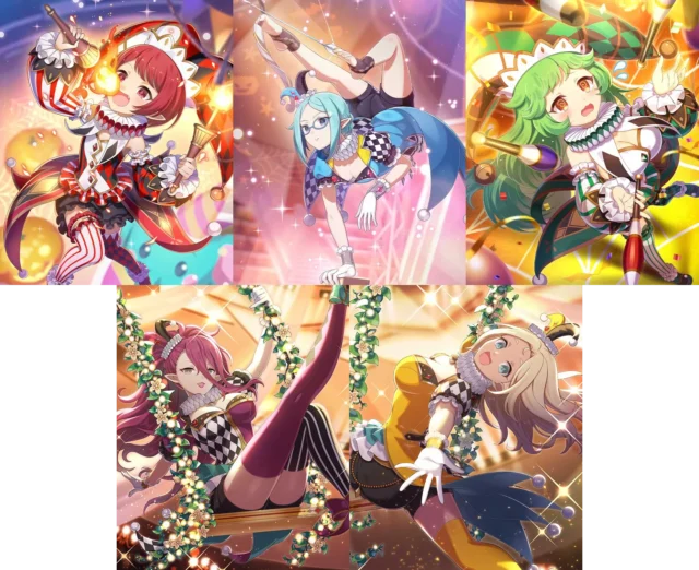 ガチャで登場するサーカス衣装の【芸師】シリーズ5悪魔
