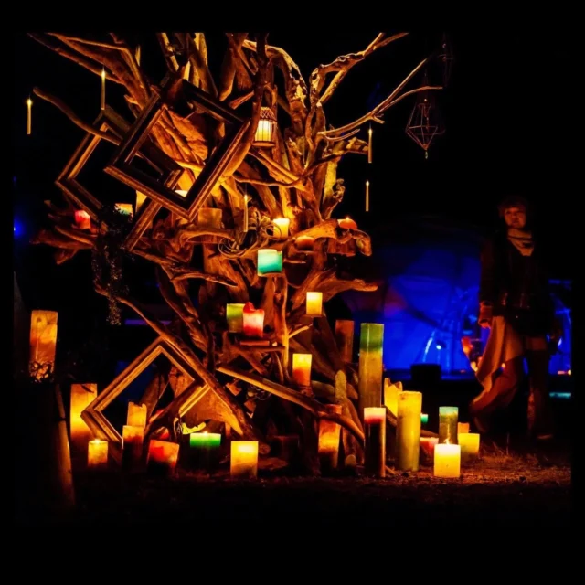 Peace CandleによるSkyの世界観を表現したインスタレーション