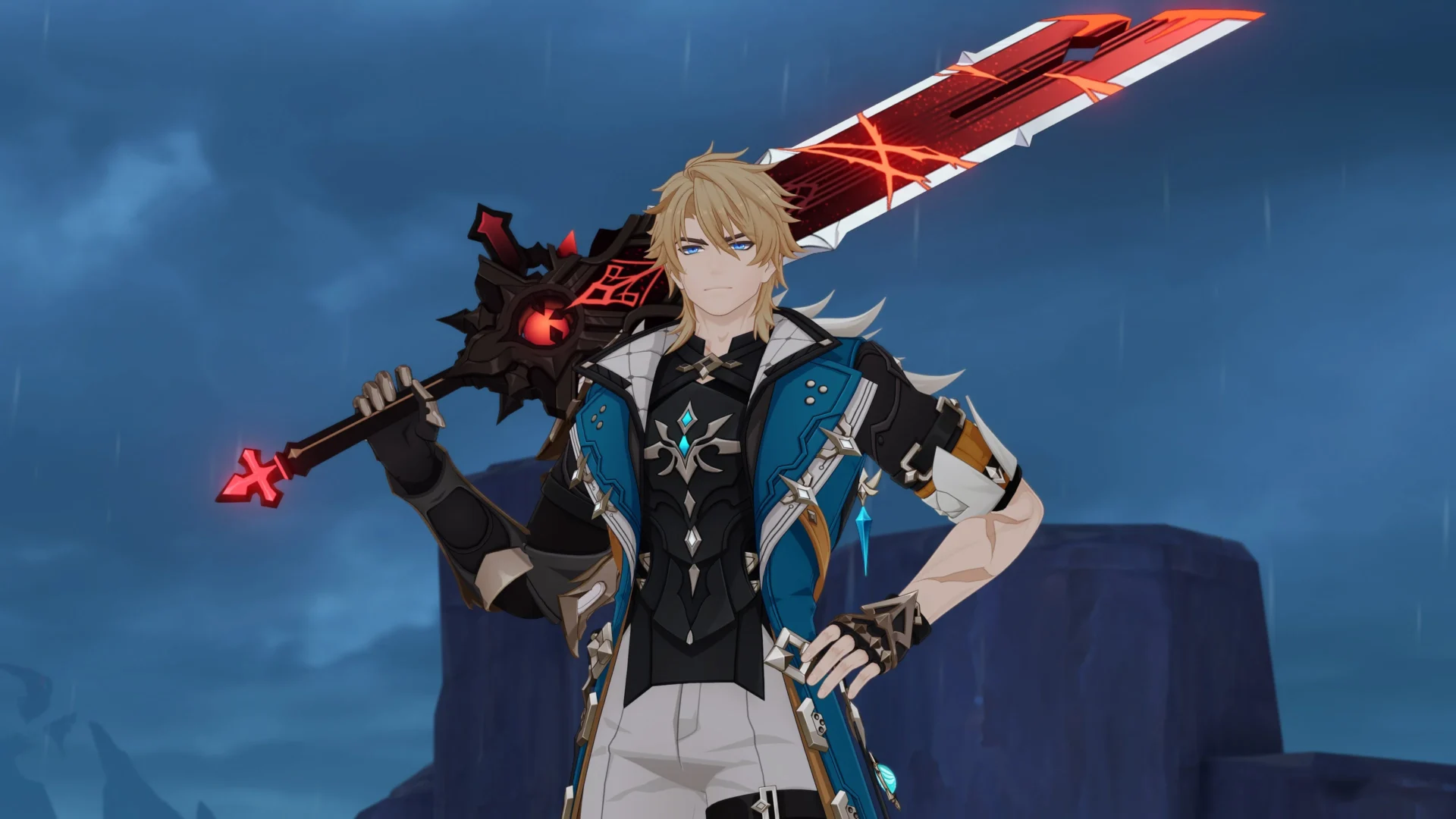 新たな魔神任務で登場するファルカ大団長のキャラクタービジュアル