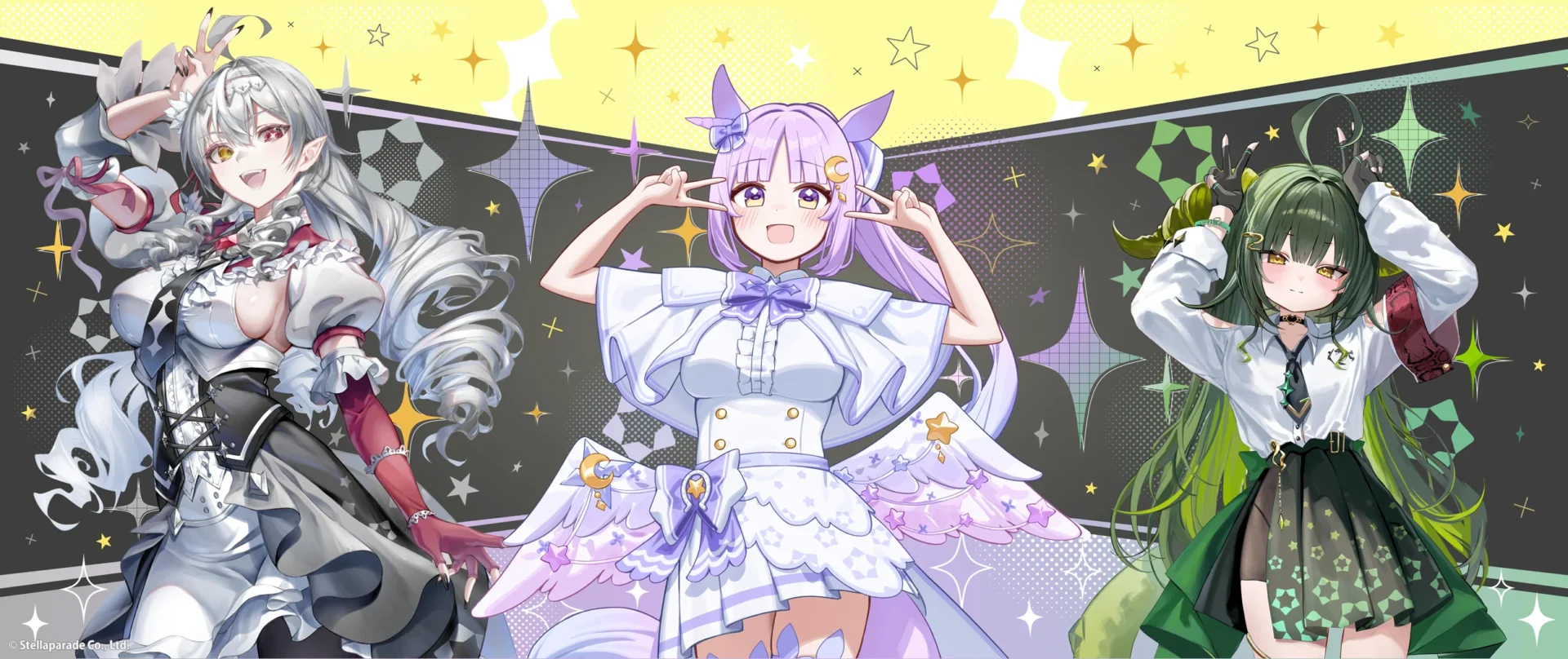ステララボから新人VTuber3名がデビュー！　10月11日から初配信スタート