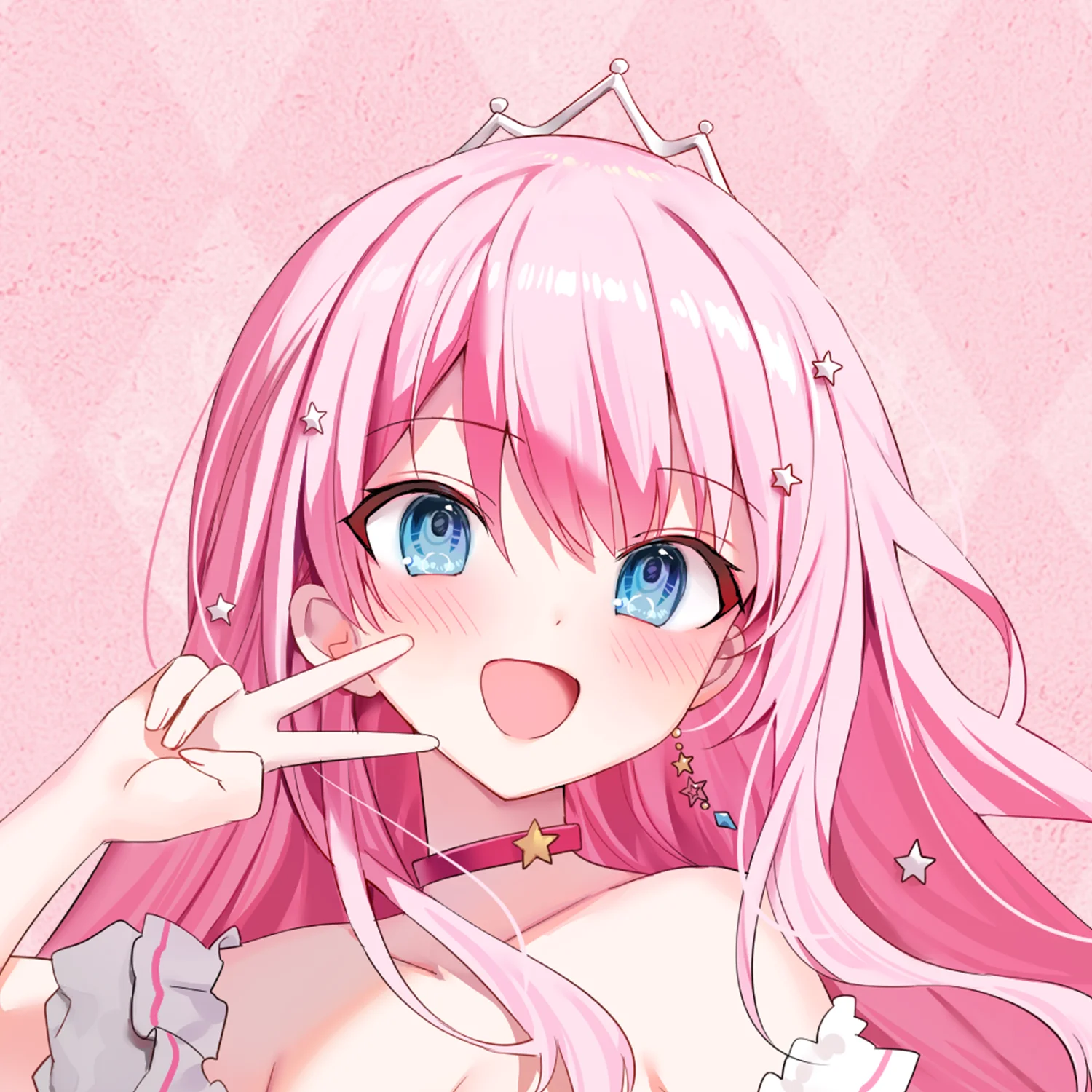 クインテのメンバー「桃妃ミルク」のキャラクタービジュアル