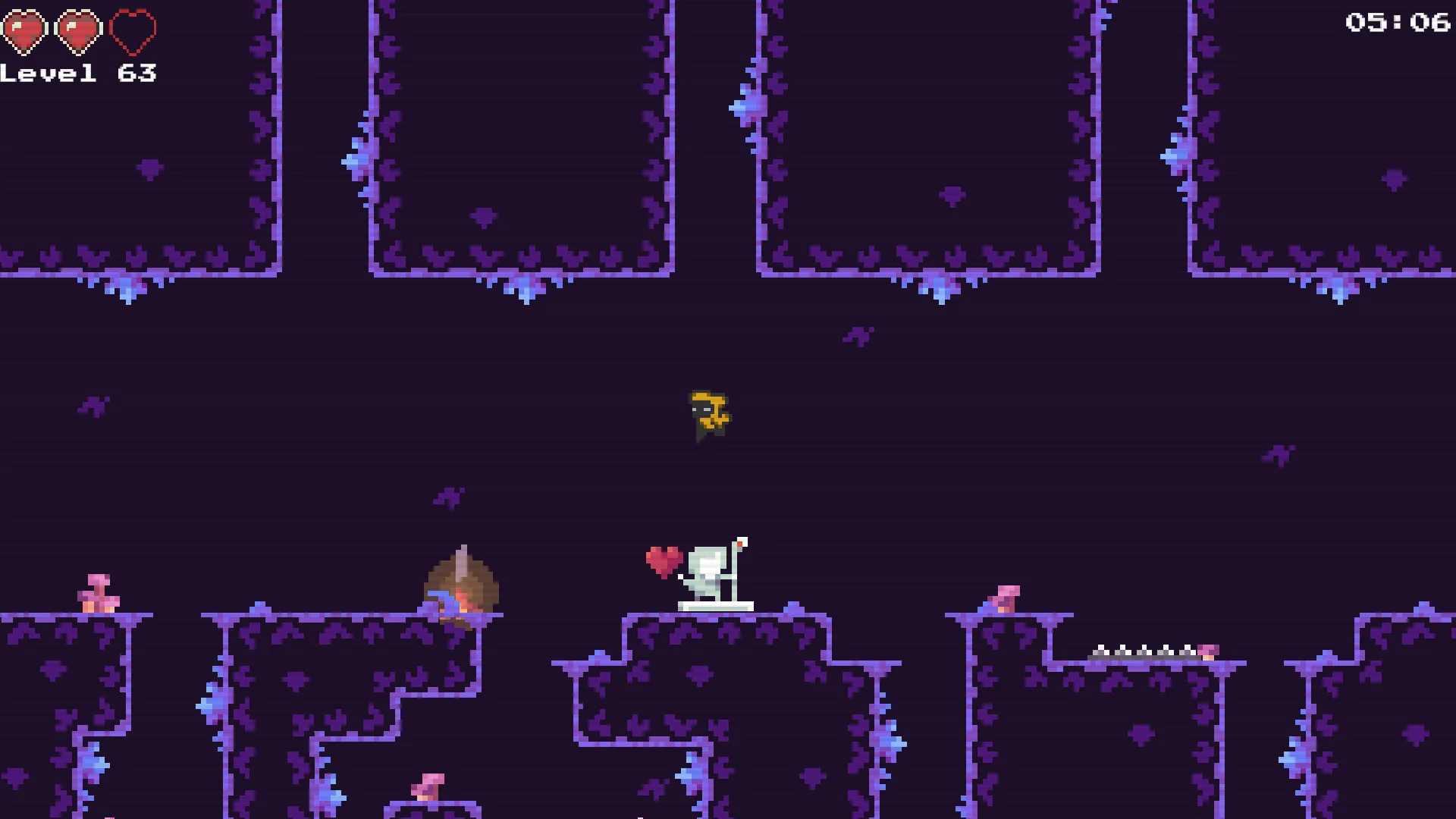 容赦なき深淵落下アクション『The Abyssal Descent』。セーブなしで80ステージを生き抜く、究極のピクセル地獄