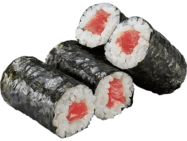 かっぱ寿司の赤酢シャリを使った『鉄火巻』