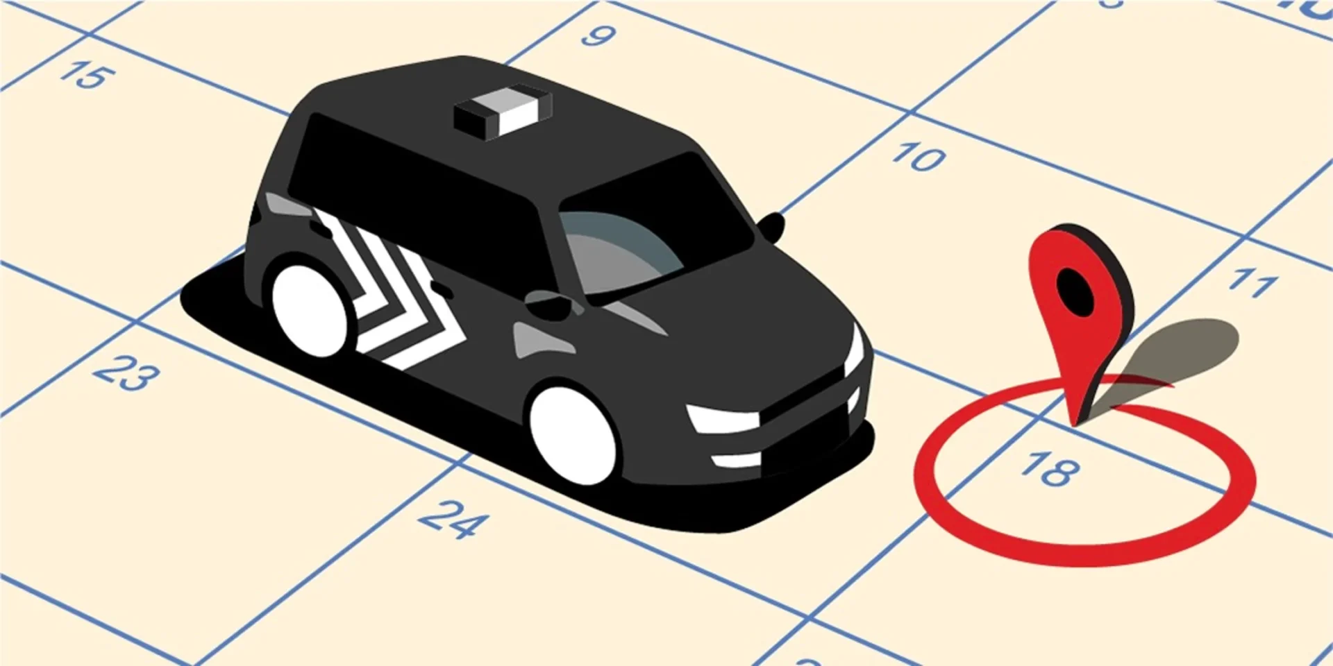 Uber Taxi、予約機能を全エリアで提供開始　90日前から15分前まで予約可能に