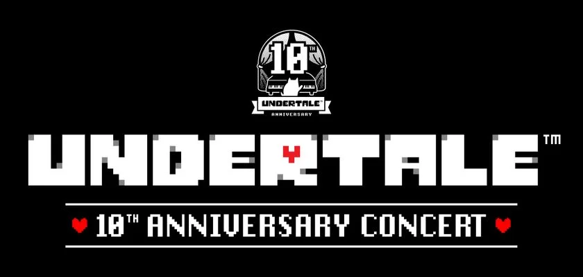 UNDERTALE 10周年記念コンサートの公式ロゴ