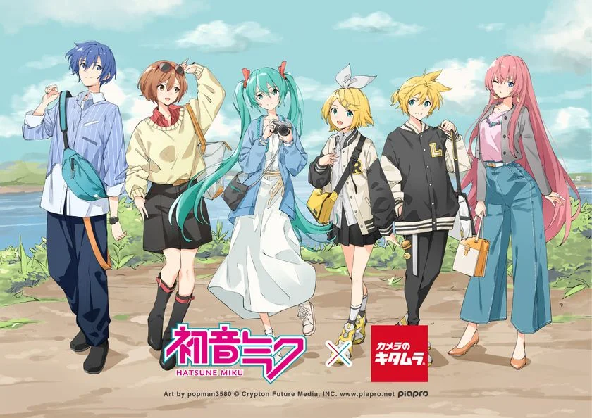 初音ミク×カメラのキタムラコラボ開催！　描き下ろしイラストグッズ販売も
