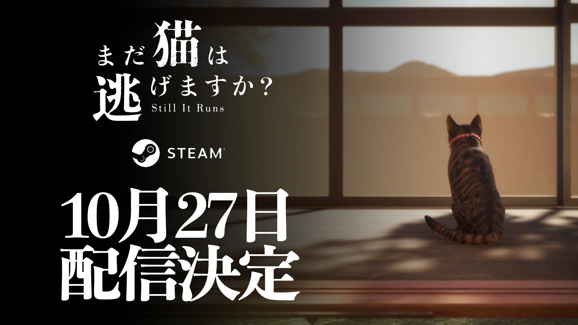 『近畿地方のある場所について』背筋氏が手がける新作ホラーゲーム『まだ猫は逃げますか？』が10月27日配信決定