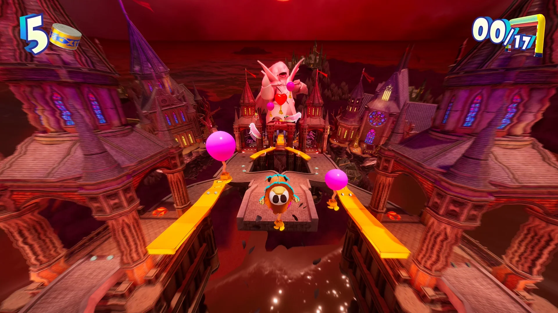 新ワールド「ビターキャッスル」ゲームプレイ画面(城内)