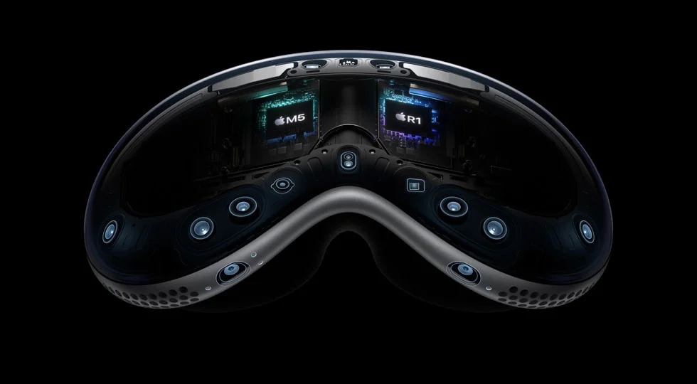 Apple Vision Pro内部のM5チップとR1チップ