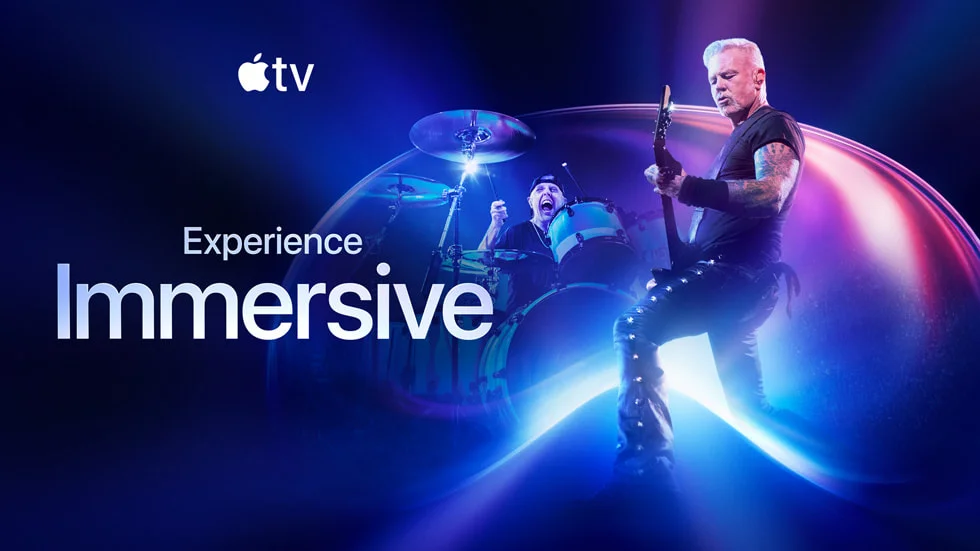 Apple Immersiveでメタリカのコンサートを体験するビジュアル