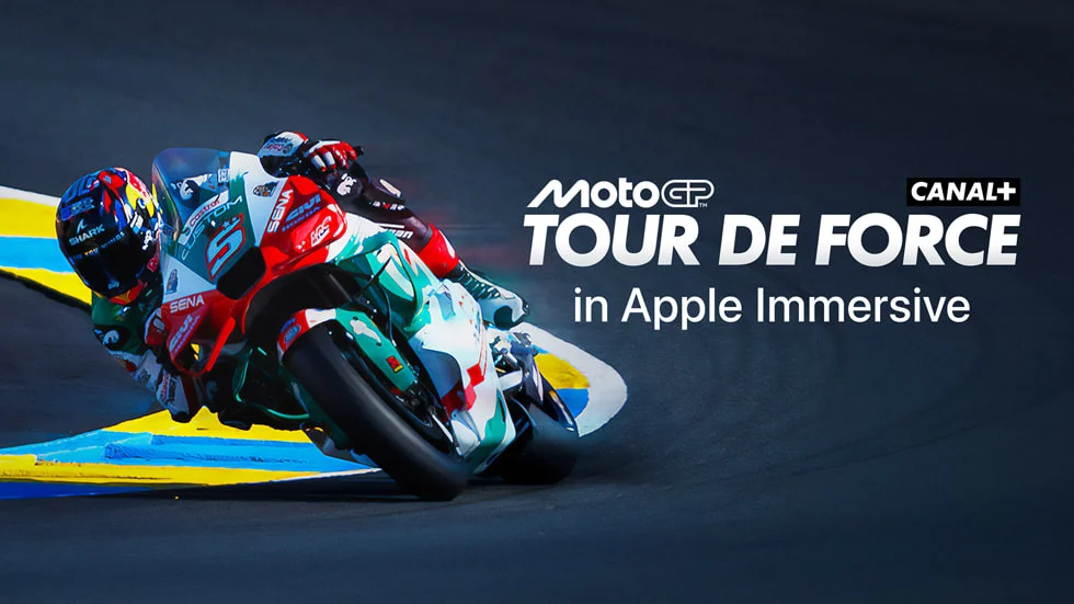 Apple ImmersiveのMotoGPドキュメンタリー『Tour De Force』のビジュアル