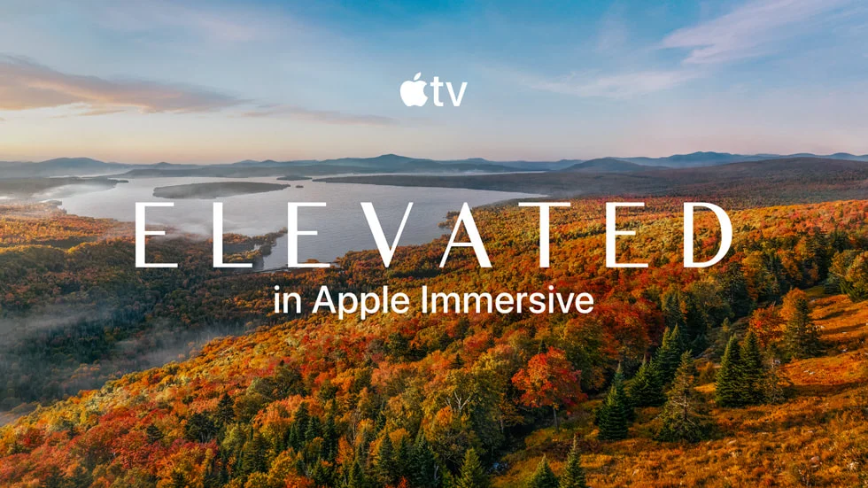 Apple Immersiveシリーズ『Elevated』メーン州の空撮風景