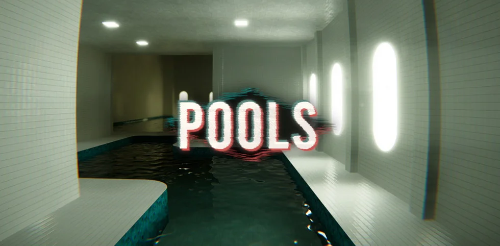 Apple Vision Proでプレイ可能なiPad向けゲーム『POOLS』のロゴ
