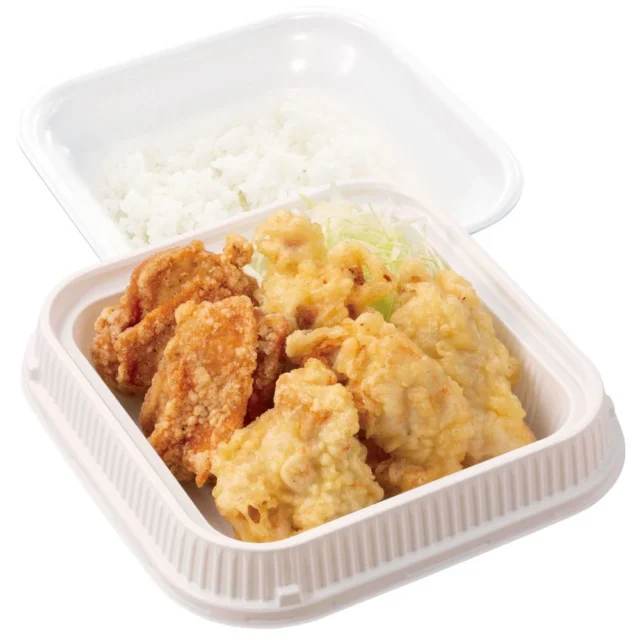 からやまのテイクアウト「とり天合盛り弁当」