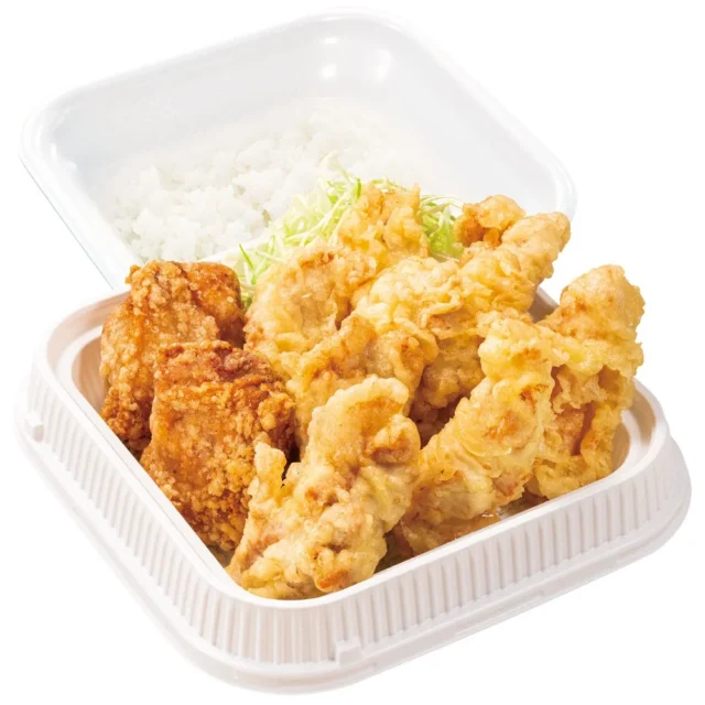 からやまのテイクアウト「とり天倍盛り合盛り弁当」