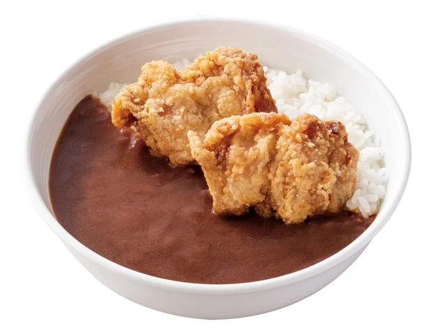 吉野家のから揚げ黒カレー