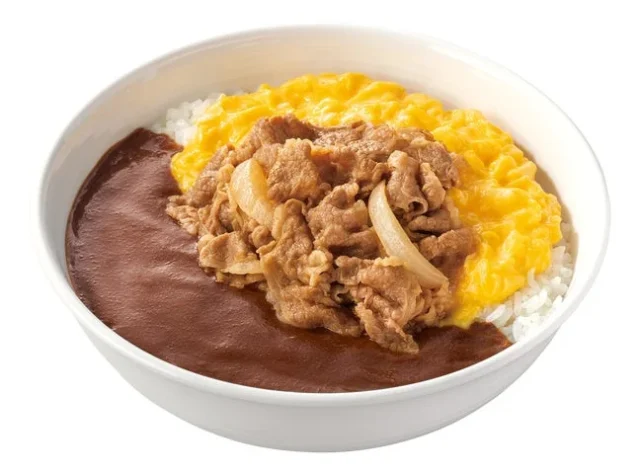 吉野家の牛オム黒カレー