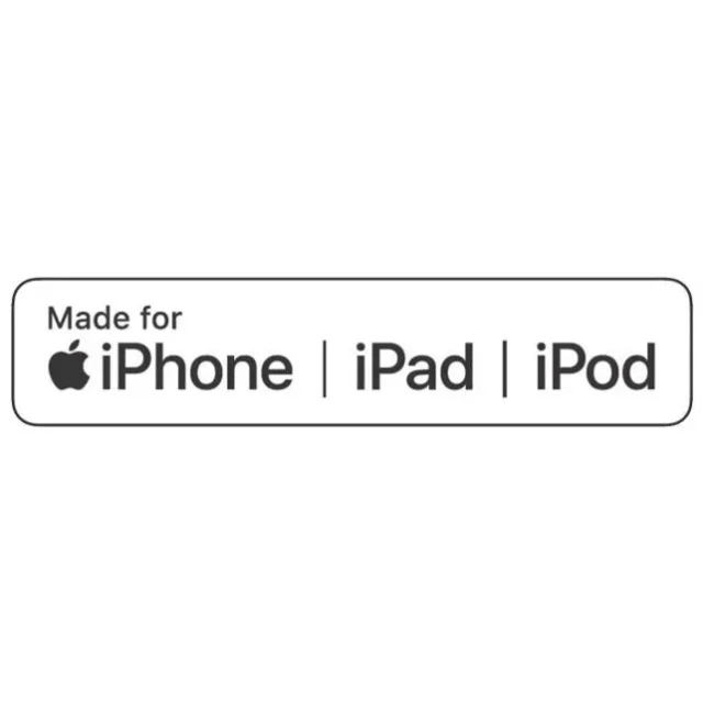 Made for iPhone iPad iPodのMFi認証ロゴ