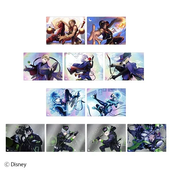 ディズニー ツイステッドワンダーランドのアクリルブロック別絵柄