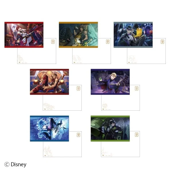 ディズニー ツイステッドワンダーランドのイラストカードブック中身
