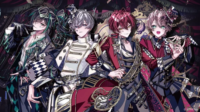 STPR Family所属グループ「騎士X - Knight X -」のメンバーイラスト