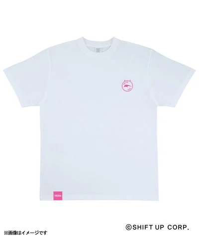 ピンクのロゴのTシャツ(キャラクター別デザイン)
