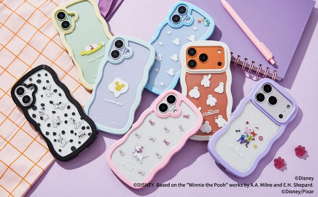 iPhone 17シリーズ対応！　ディズニー&ピクサーキャラクターデザインの「うねうねケース」が登場