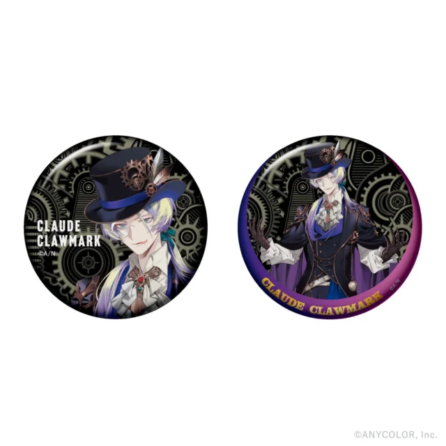 Claude Clawmark 2周年記念ホログラム缶バッジ2種