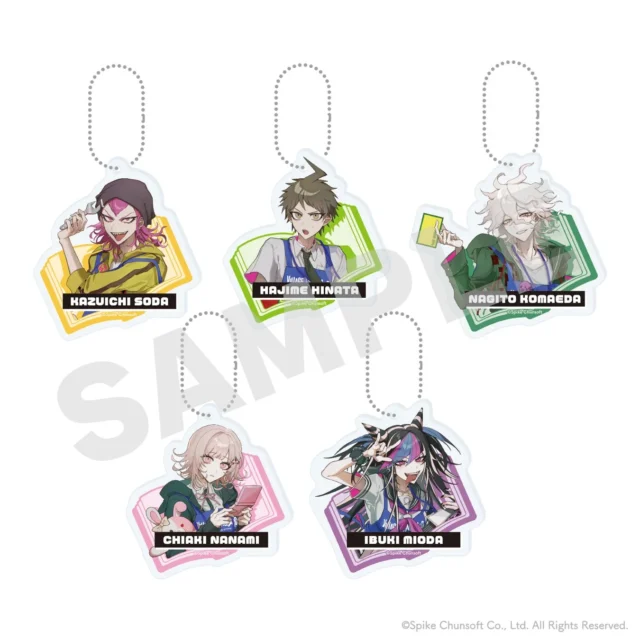 スーパーダンガンロンパ2 ヴィレッジヴァンガードコラボ トレーディングアクリルキーホルダー等身5種