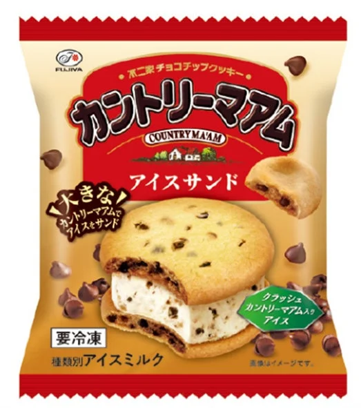 カントリーマアムアイスサンドのパッケージ