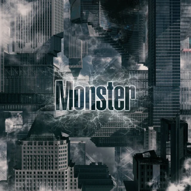 Da-iCEのオープニング主題歌「Monster」のデジタルシングルジャケット