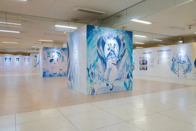 ウイングベイ小樽での「SNOW MIKU 2025」開催時の様子(展示)