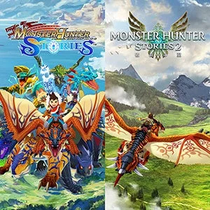 『モンスターハンターストーリーズ 1+2 ダブルパック』のパッケージ