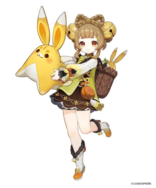 原神 ★4キャラクター「ヨォーヨ」の全身イラスト