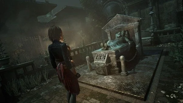 『Tormented Souls 2』の舞台となるヴィラ・ヘスの墓地の霊廟