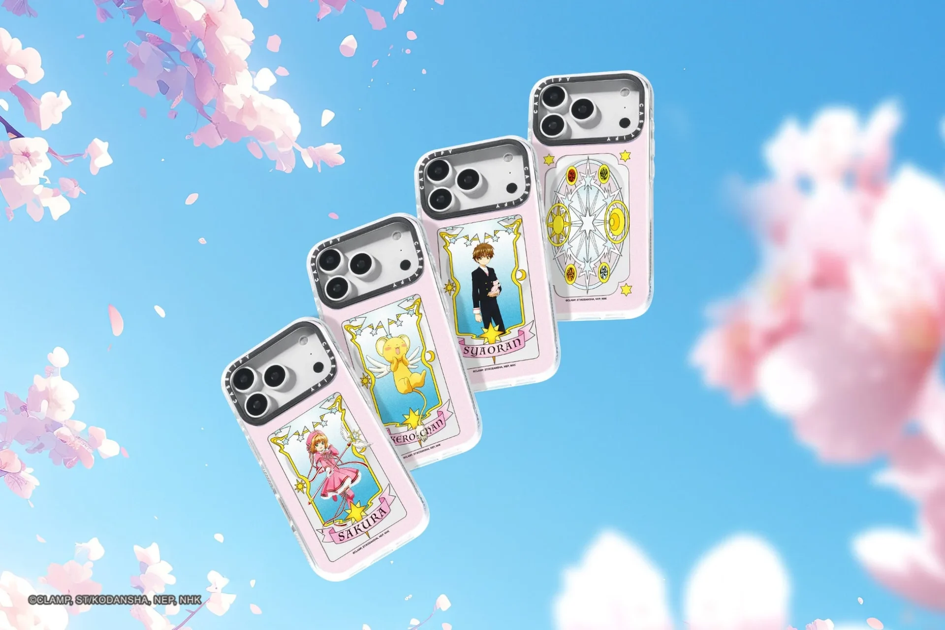 クリアカードの世界がスマホに！　CASETiFYから「カードキャプターさくら」コラボコレクション登場